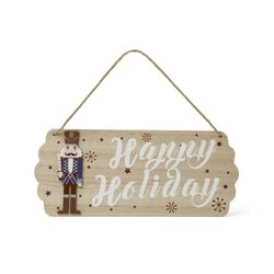 Cartello natalizio  – Happy holiday, , large