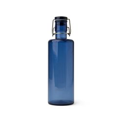 Bottiglia Effetto Vetro 1 L, Con Tappo A Scatto - Colore Blu, , large