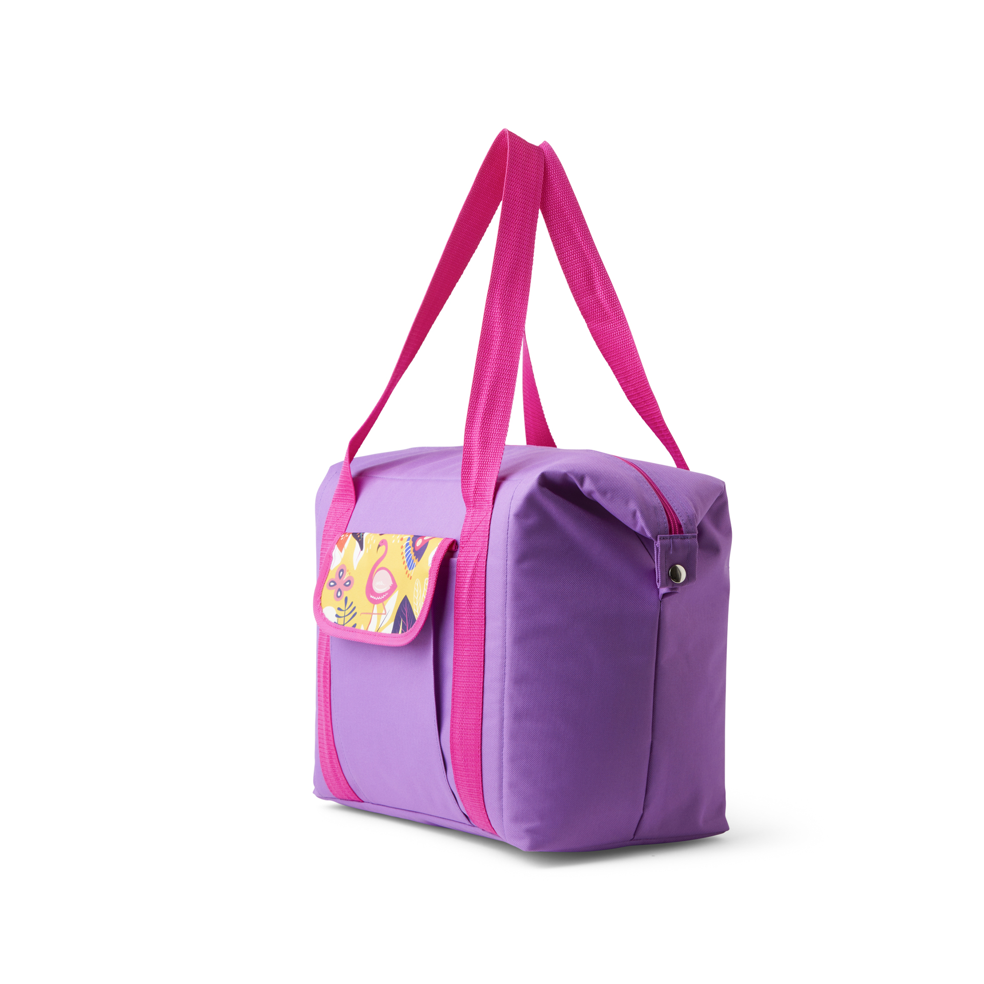 Borsa Termica Estensibile 25 Lt - Fantasia Jungle Flamingo, , large