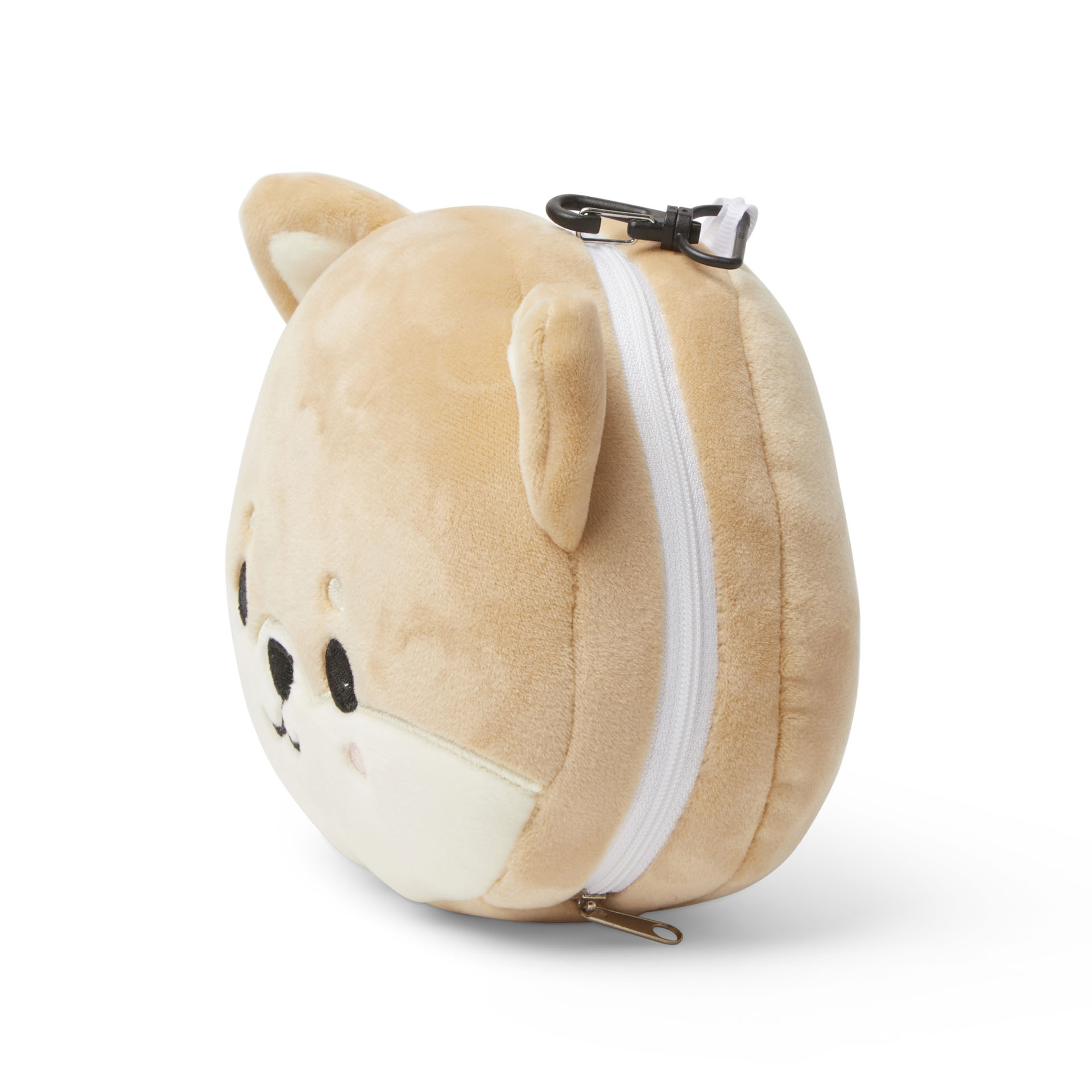 Cuscino da viaggio con maschera per dormire - Cane shiba