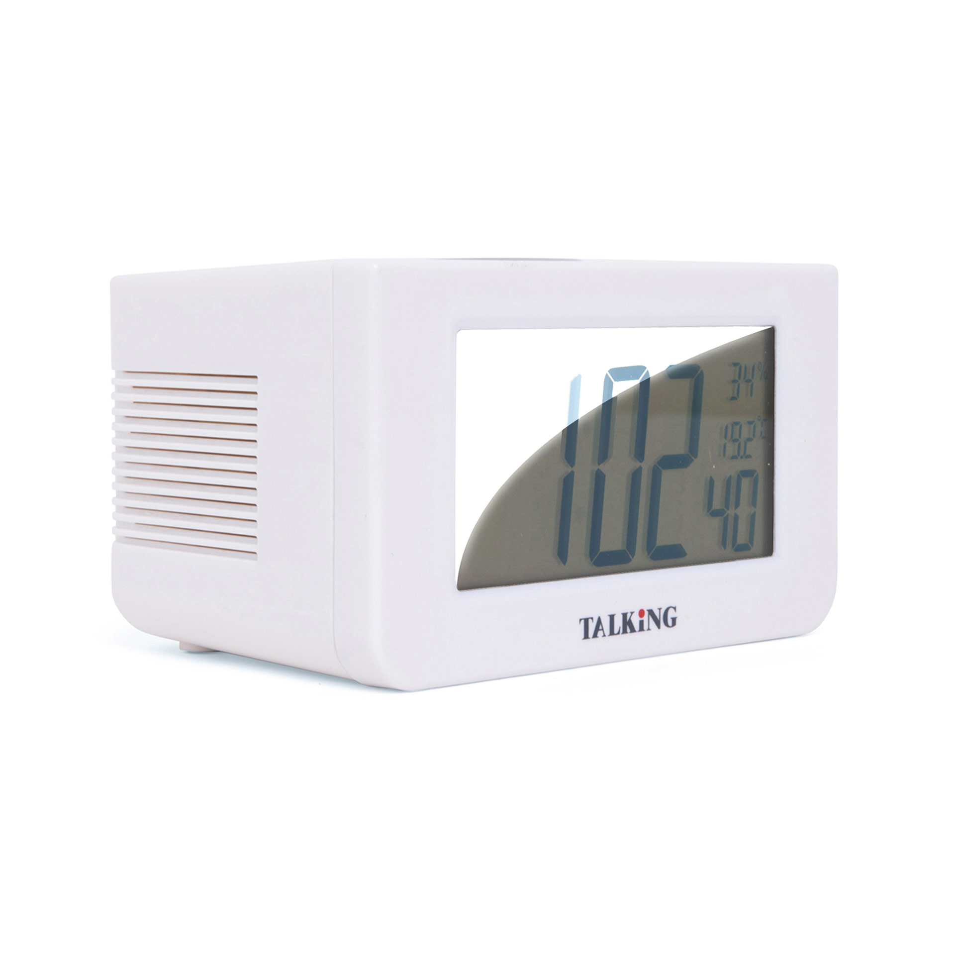 Radio sveglia con display LCD e segnale acustico personalizzabile DAC-438  voice - PEARL