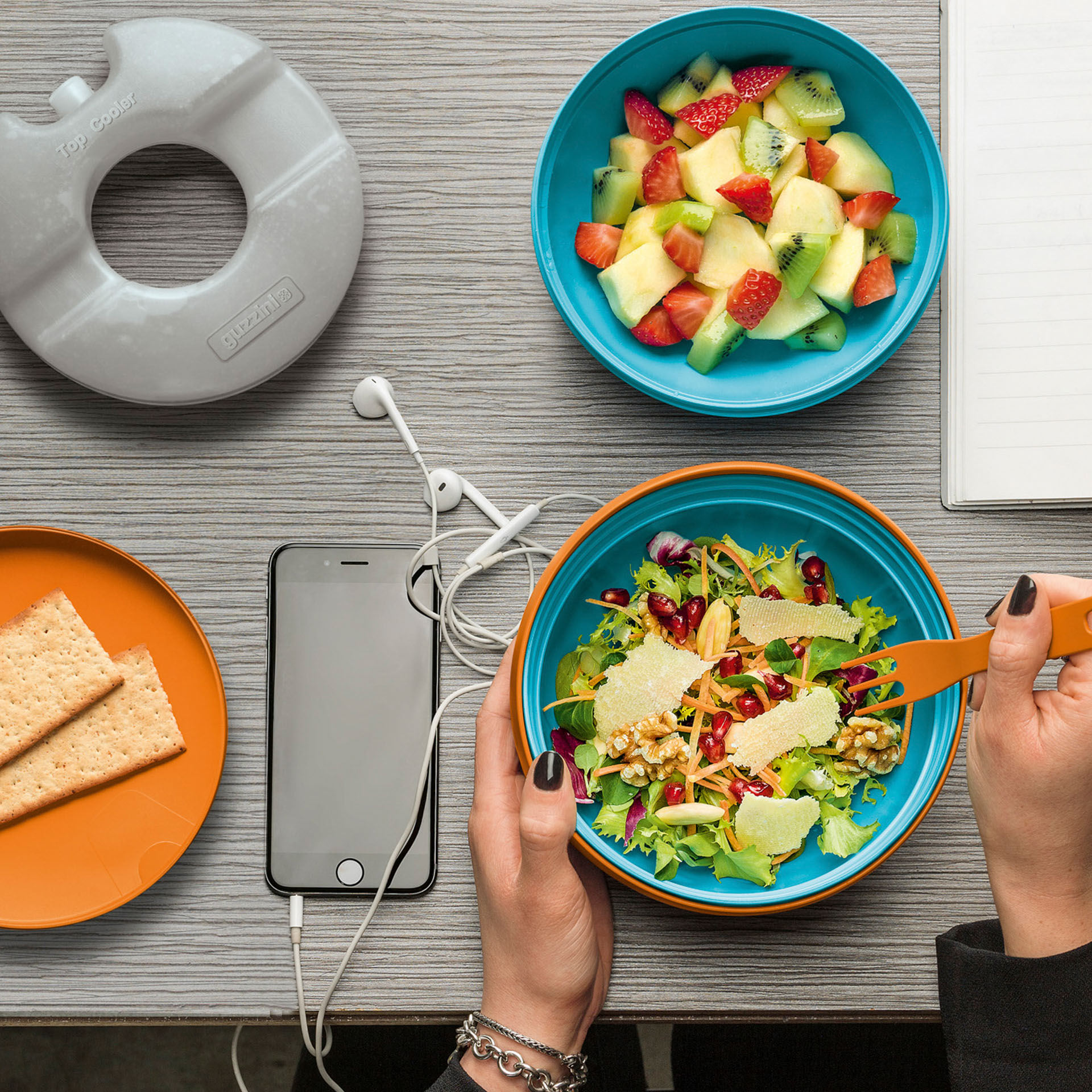 guzzini Porta Pranzo Lunch Box o Eat Verde