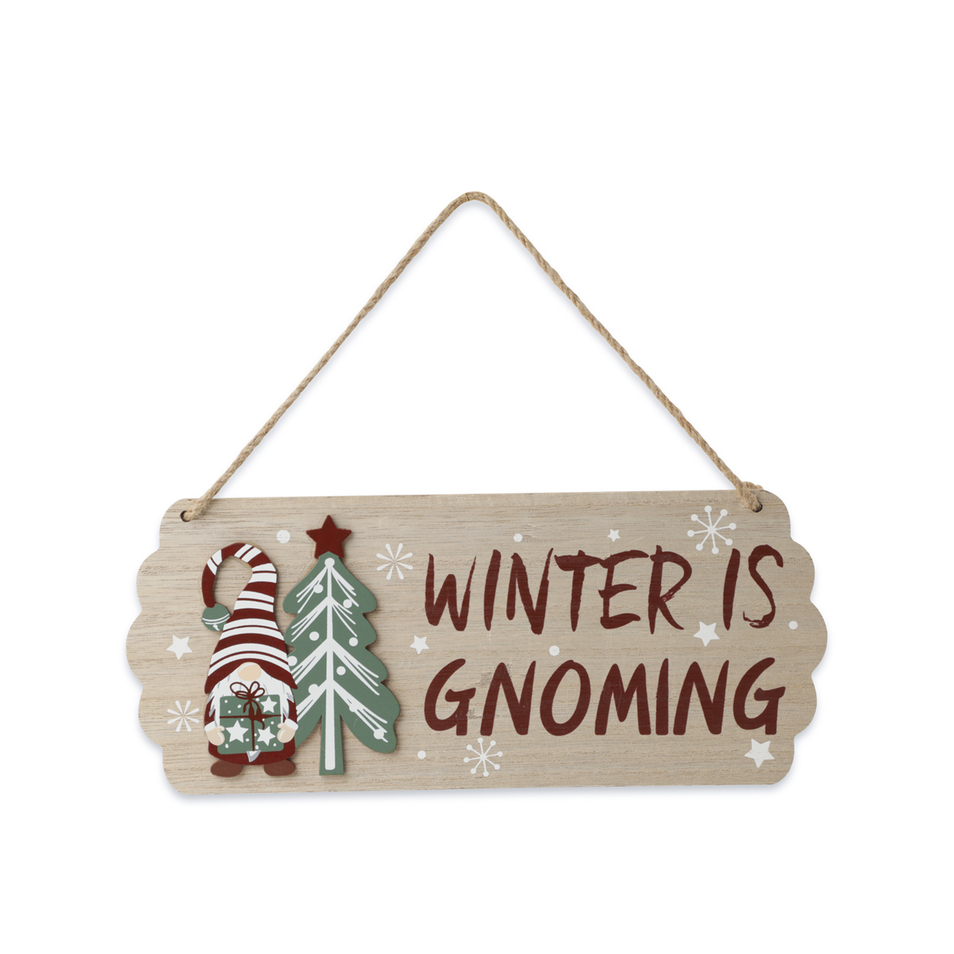 Cartello Natalizio – “winter Is Gnoming”, , large