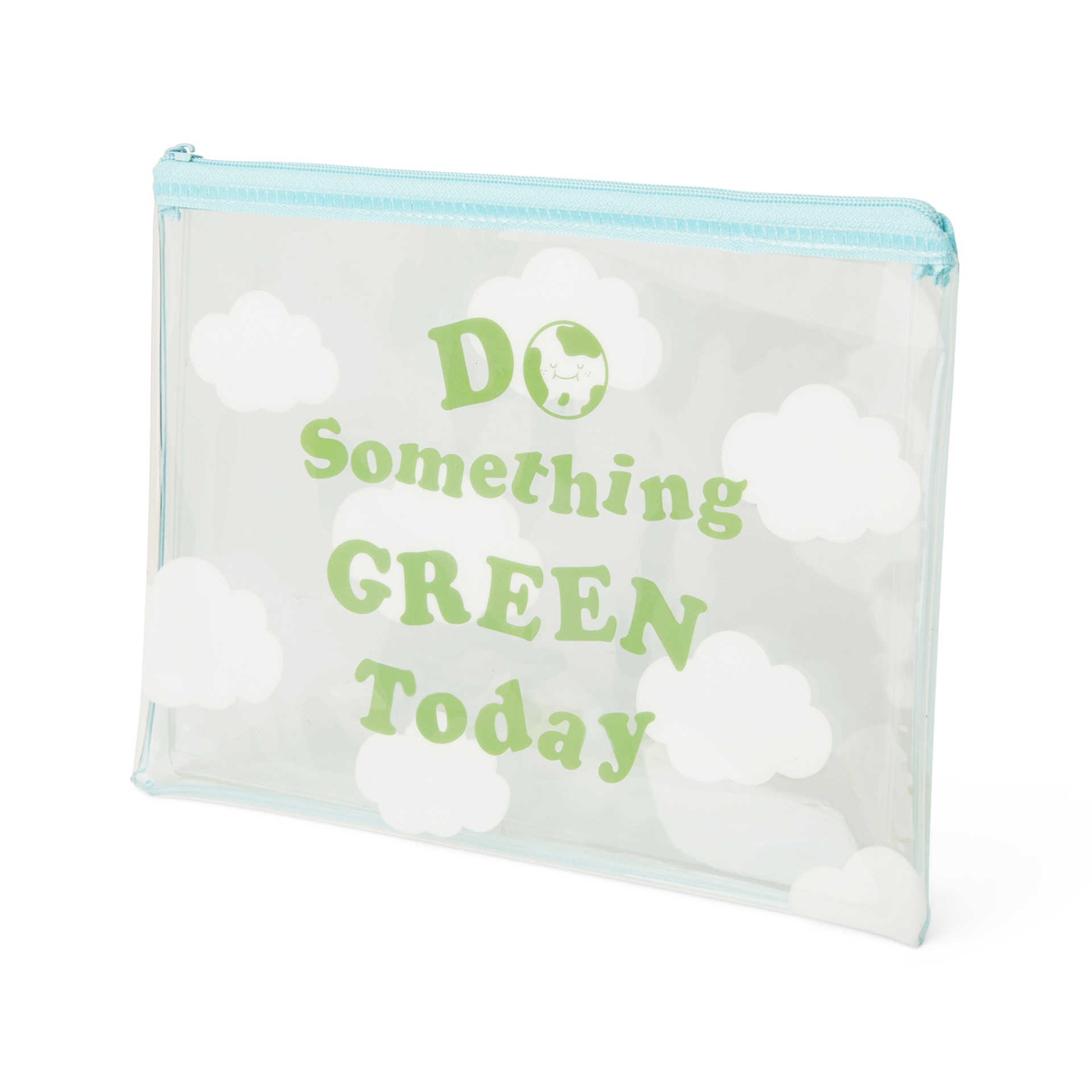 Astuccio Porta Penne Trasparente – “do Something Green Today”, , large