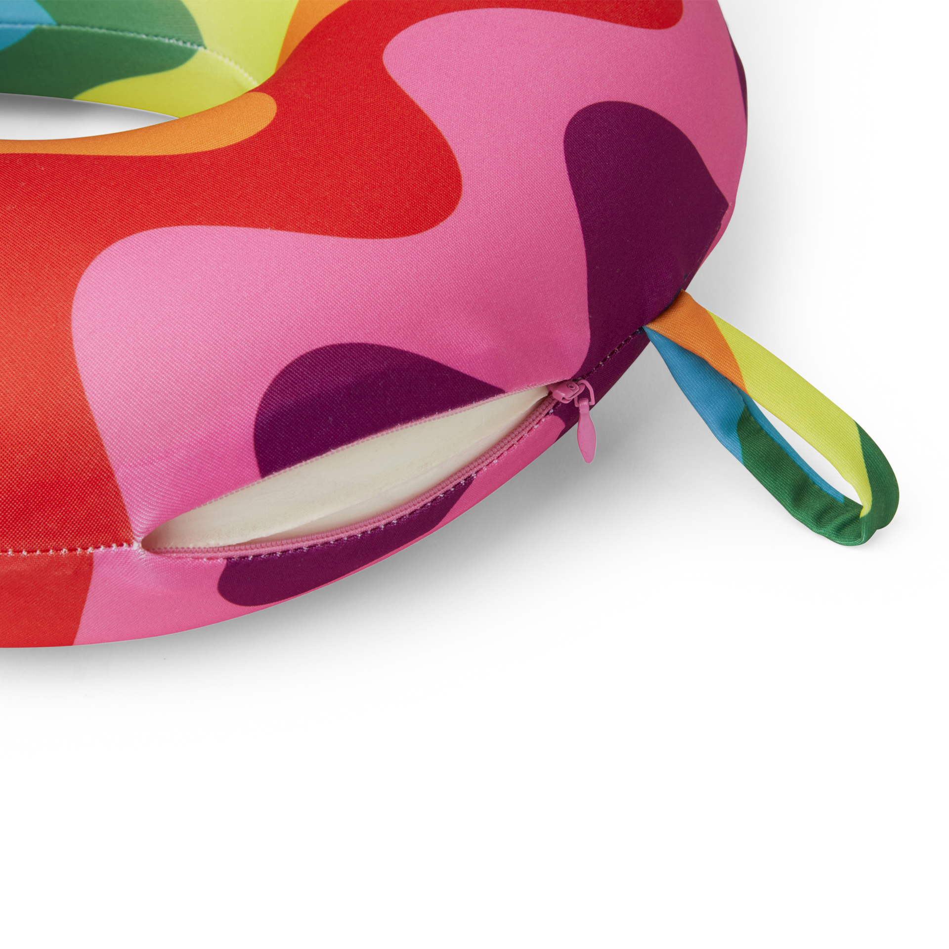 Cuscino Da Viaggio In Memory Foam - Rainbow, , large