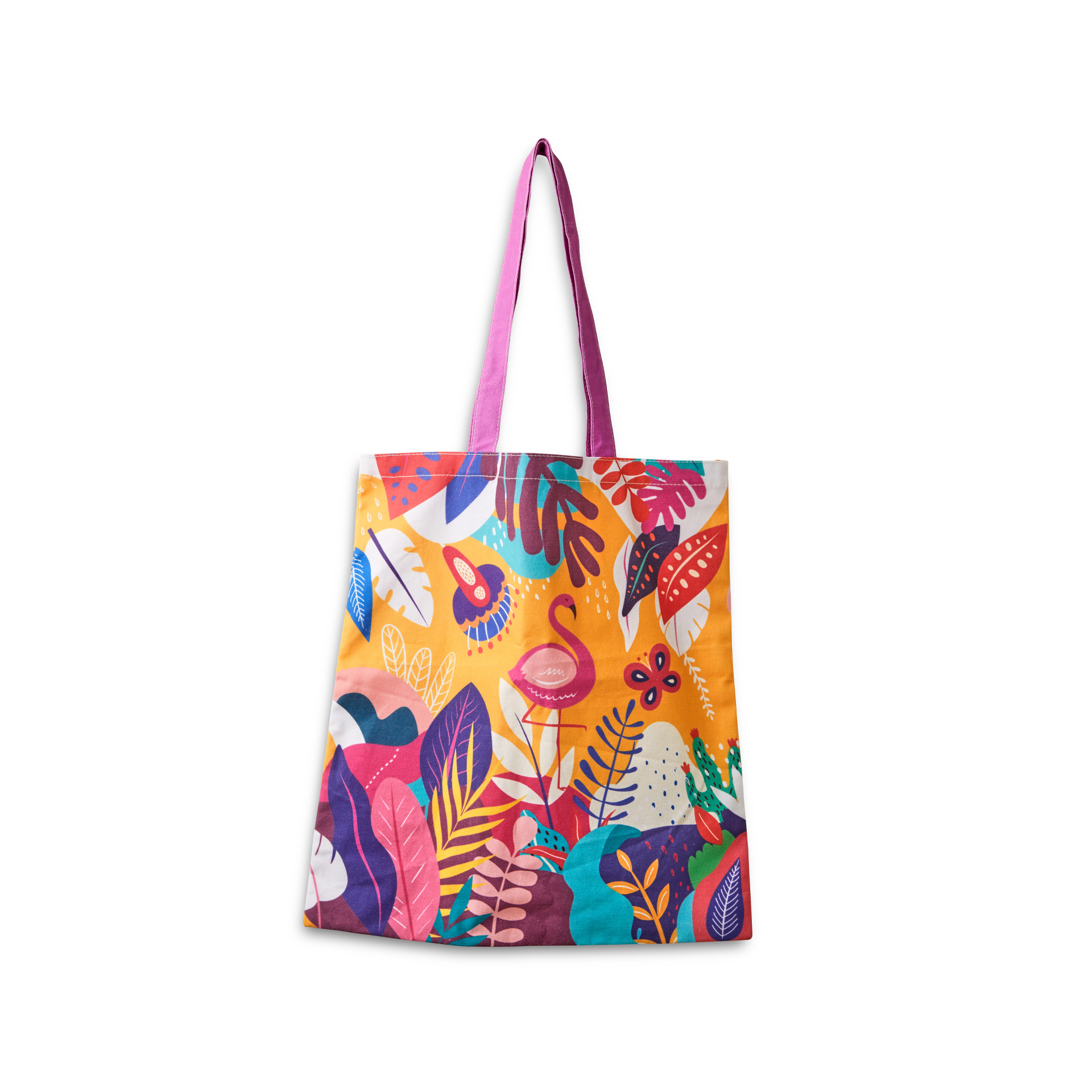 Borsa Termica Estensibile 25 Lt - Fantasia Jungle Flamingo, , large