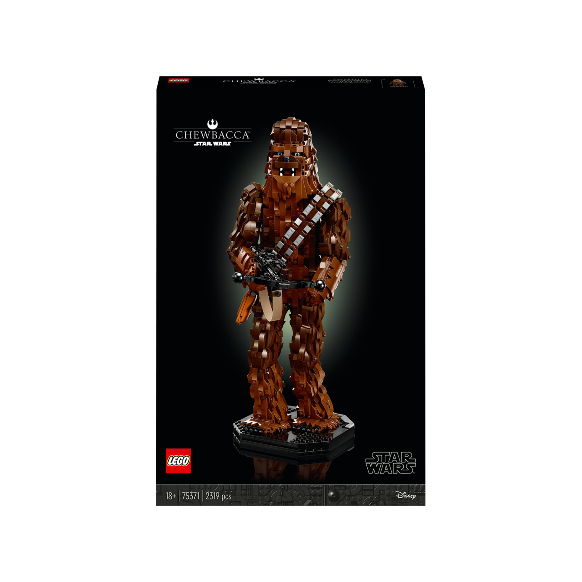 LEGO 75371 Star Wars Chewbacca, Figura da Collezione di Wookiee con Balestra, Mi 75371