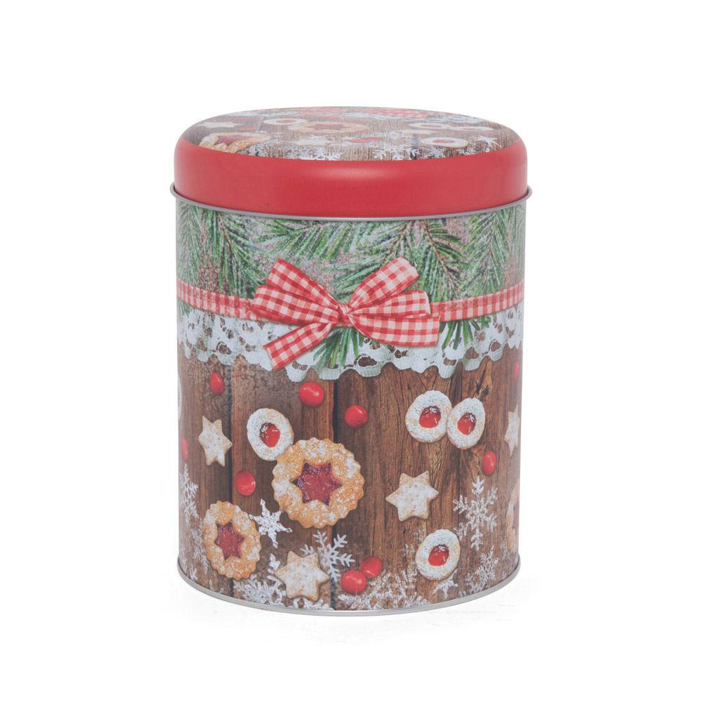 Barattolo di caramelle Barattolo di biscotti natalizi Fiocco  di neve H20cm-608641-SCHNEEFLOCKE