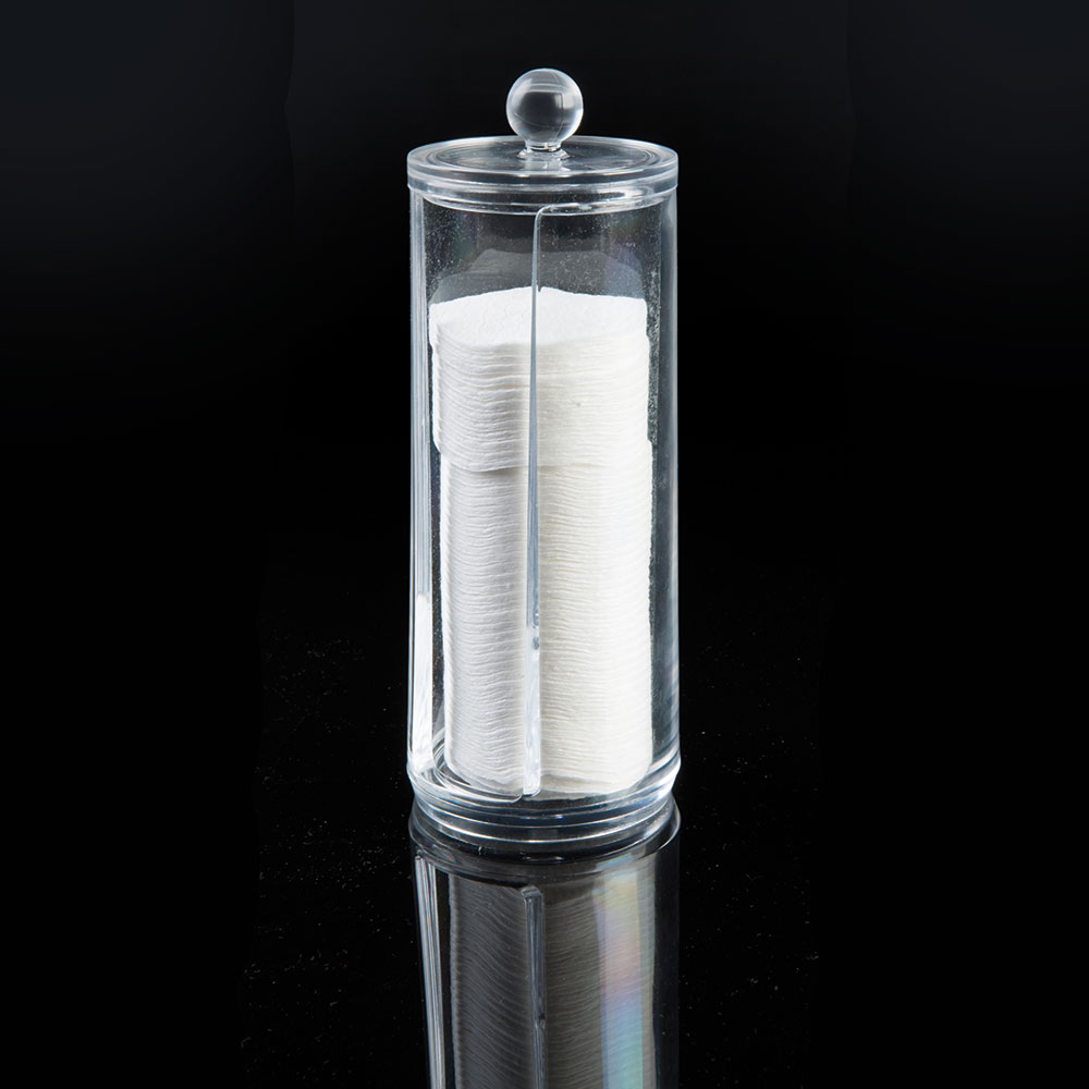 Scatola porta cotton fioc contenitore dischetti cotone dispenser