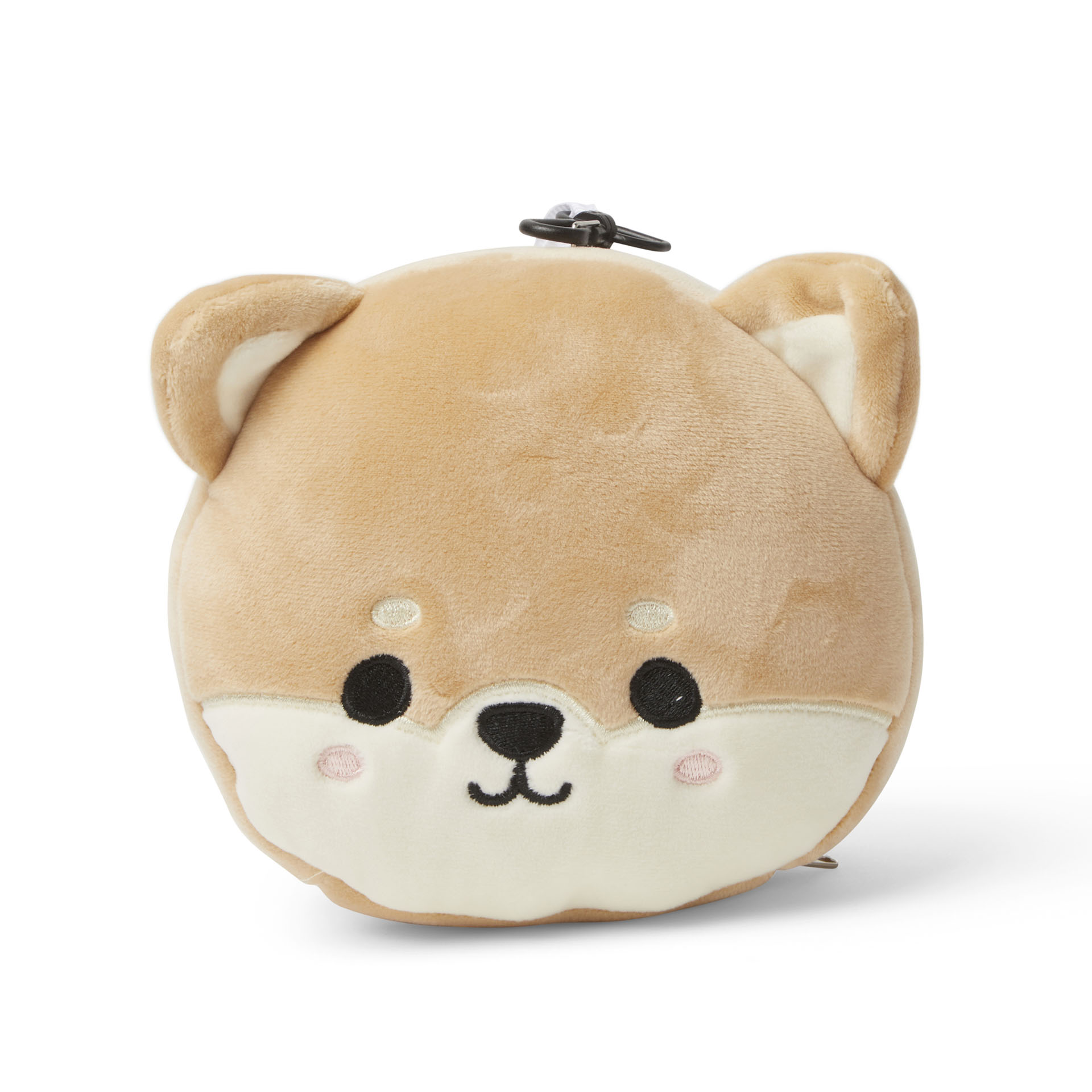 Cuscino da viaggio con maschera per dormire - Cane shiba